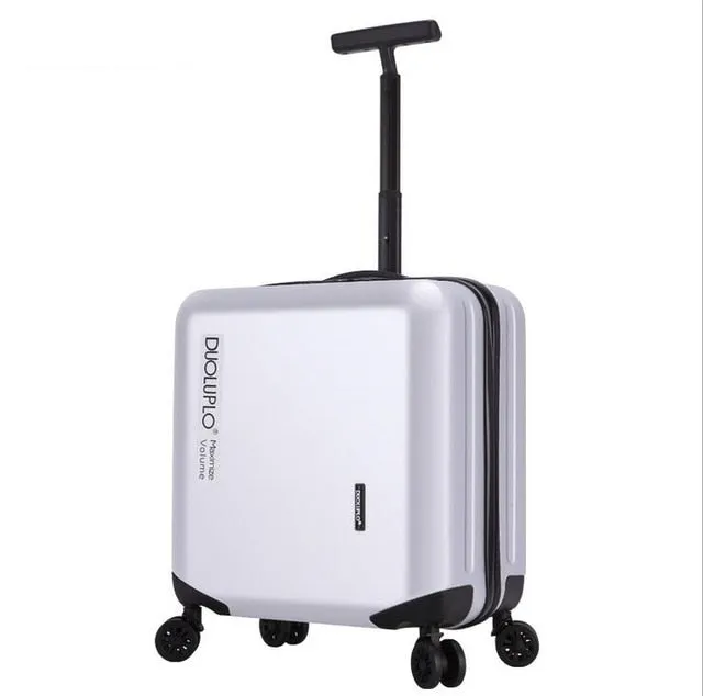 18"20" Carry-On Suitcase With Wheels Girl And Menpink Luggage Travel Bag Trolley Bags Children'S