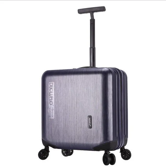 18"20" Carry-On Suitcase With Wheels Girl And Menpink Luggage Travel Bag Trolley Bags Children'S