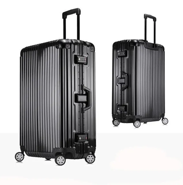 20''22''24''26''29'' Aluminum Frame Suitcase Travel Trolley Luggage Tsa Lock Spinner Caster Mala De