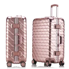 20''22''24''26''29'' Aluminum Frame Suitcase Travel Trolley Luggage Tsa Lock Spinner Caster Mala De