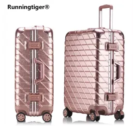 20''22''24''26''29'' Classic Aluminum Frame Rolling Luggage Tsa Lcok Travel Suitcase With Wheels