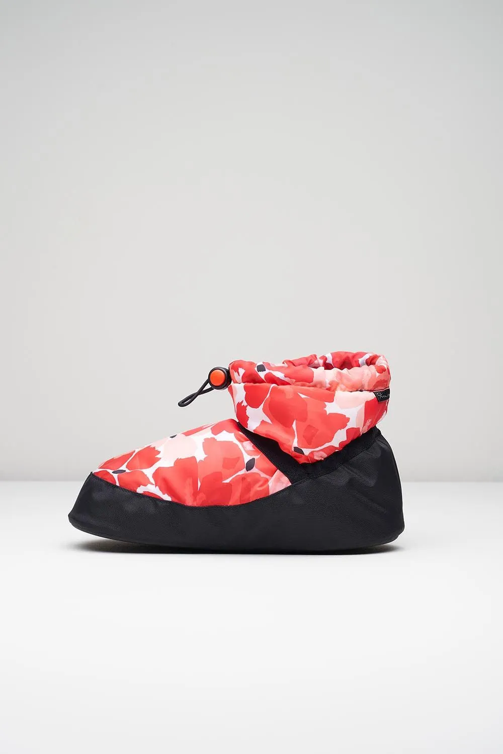 Adult Hibiscus Print Ankle Warm Up Booties