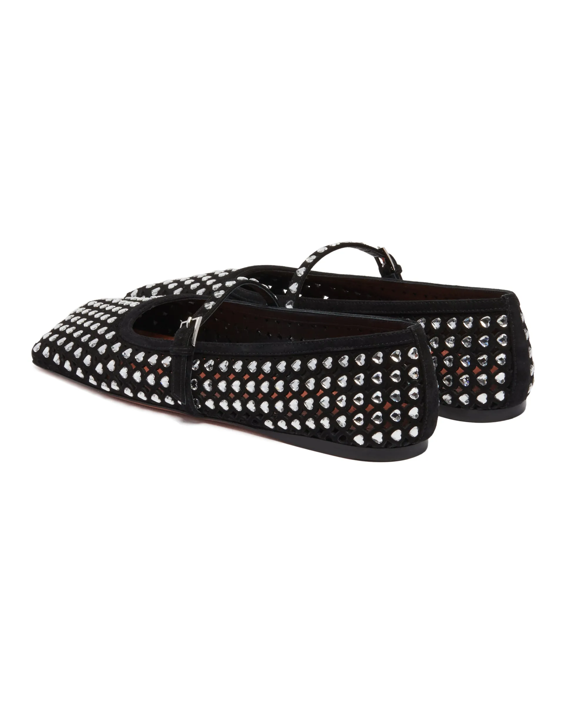 Ane Black Heart Flats