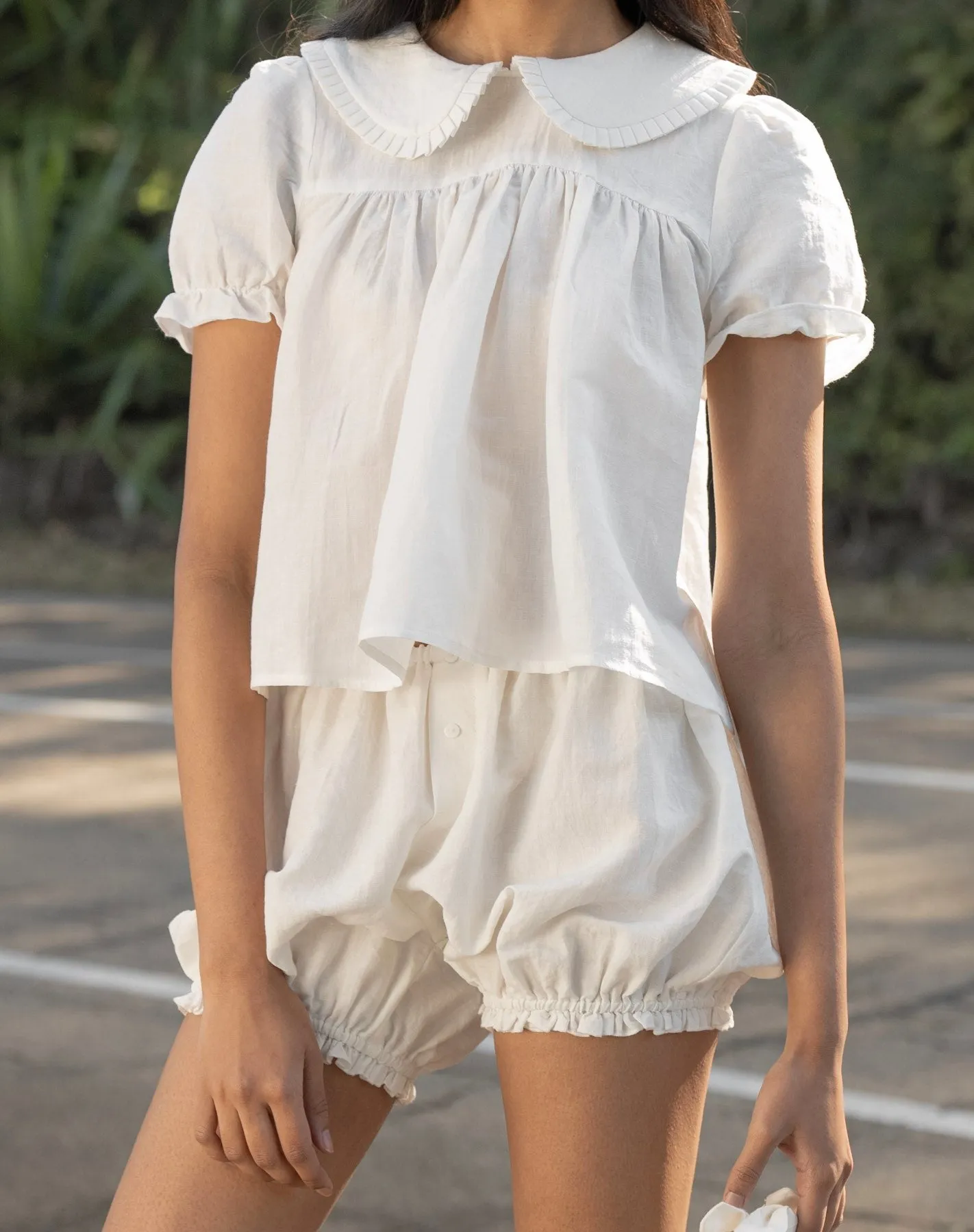 Babydoll Blouse - White