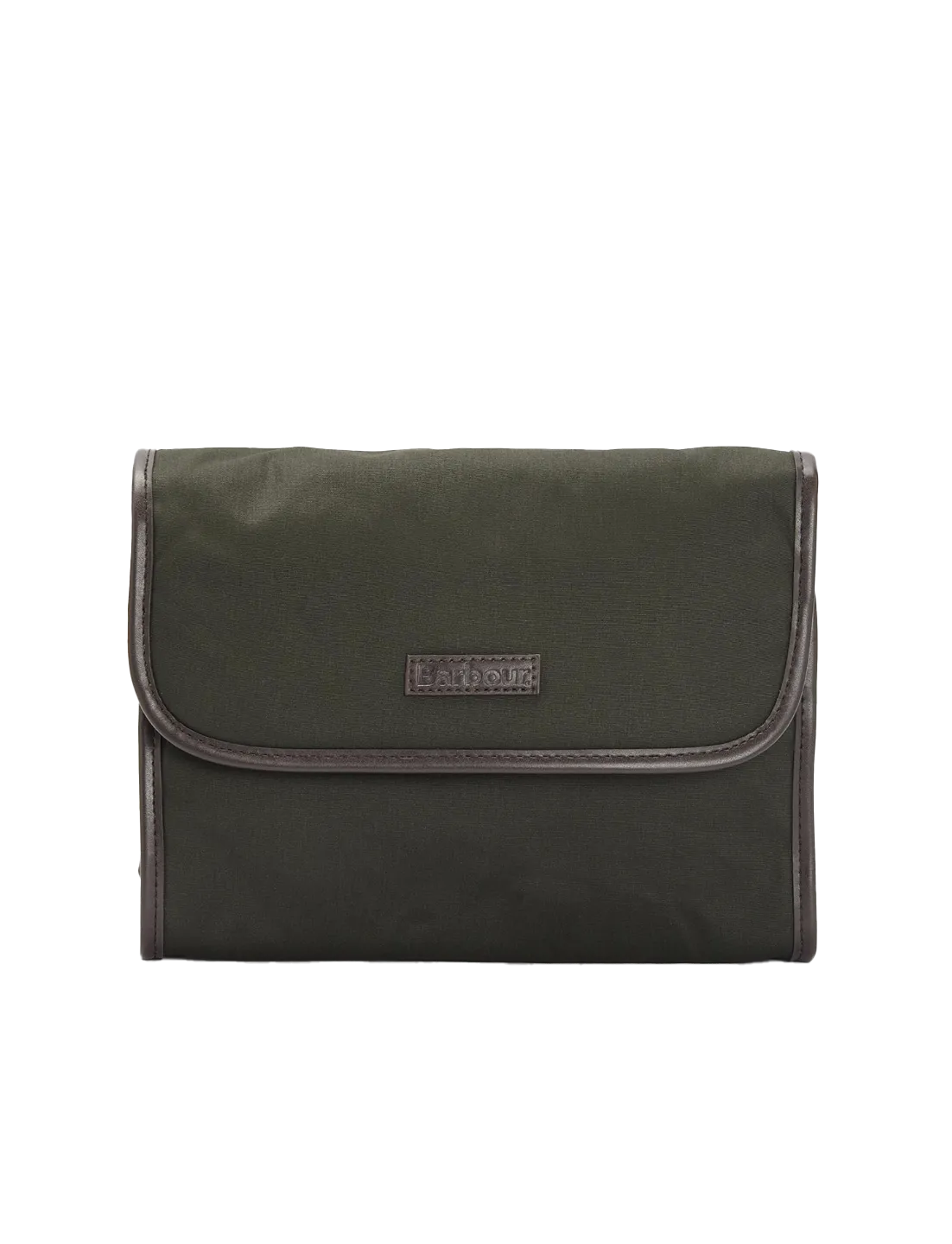 Barbour Wax Hanging Washbag Olive