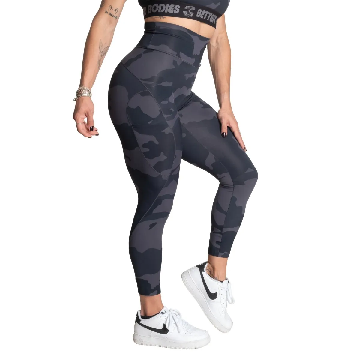 Better Bodies High Waist Leggings - Dark Camo