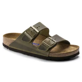 BIRKENSTOCK ARIZONA SF JADE OILED LEATHER - WOMENS