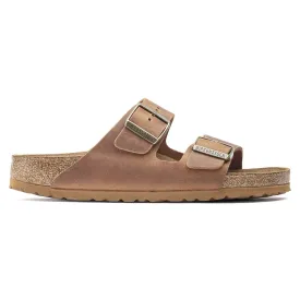 BIRKENSTOCK ARIZONA SOFT FOOTBED COGNAC OILED LEATHER - WOMENS