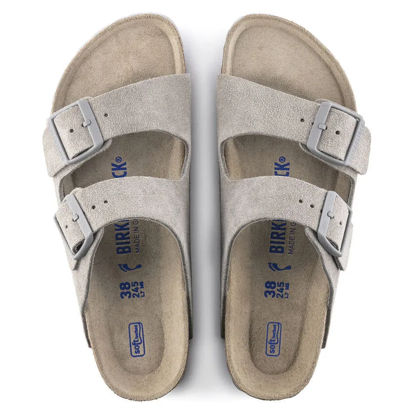 BIRKENSTOCK ARIZONA STONE COIN SUEDE - ADULTS