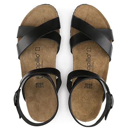 BIRKENSTOCK LOLA LEATHER BLACK - WOMENS