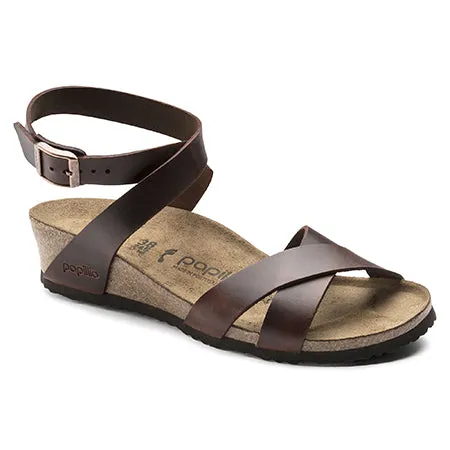 BIRKENSTOCK LOLA LEATHER COGNAC - WOMENS