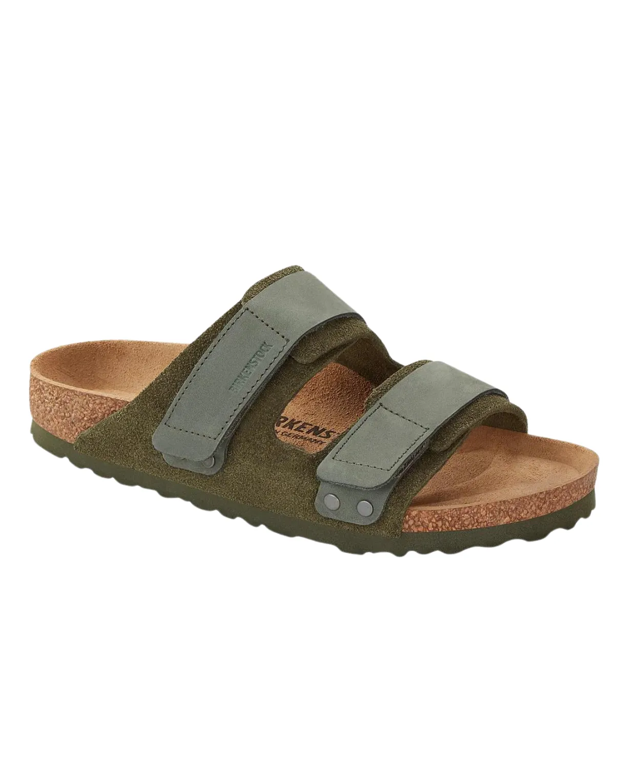 Birkenstock Uji Suede Leather Thyme Sandals