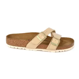 BIRKENSTOCK YAO BIRKOFLOR SAND PATENT - WOMENS