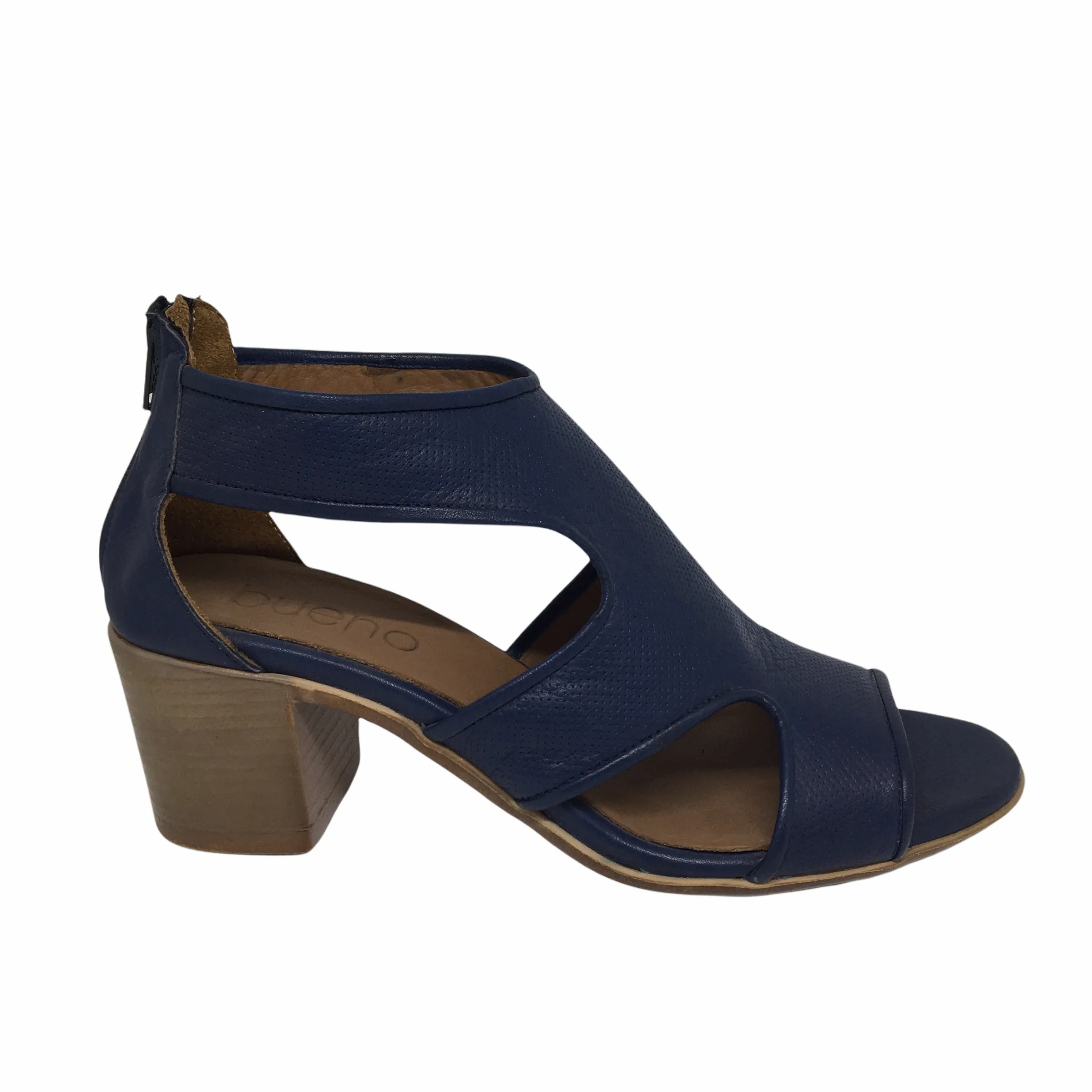 Bueno Cedric  Leather Heel ~ Navy ~ Black ~ Beige ~ Tan