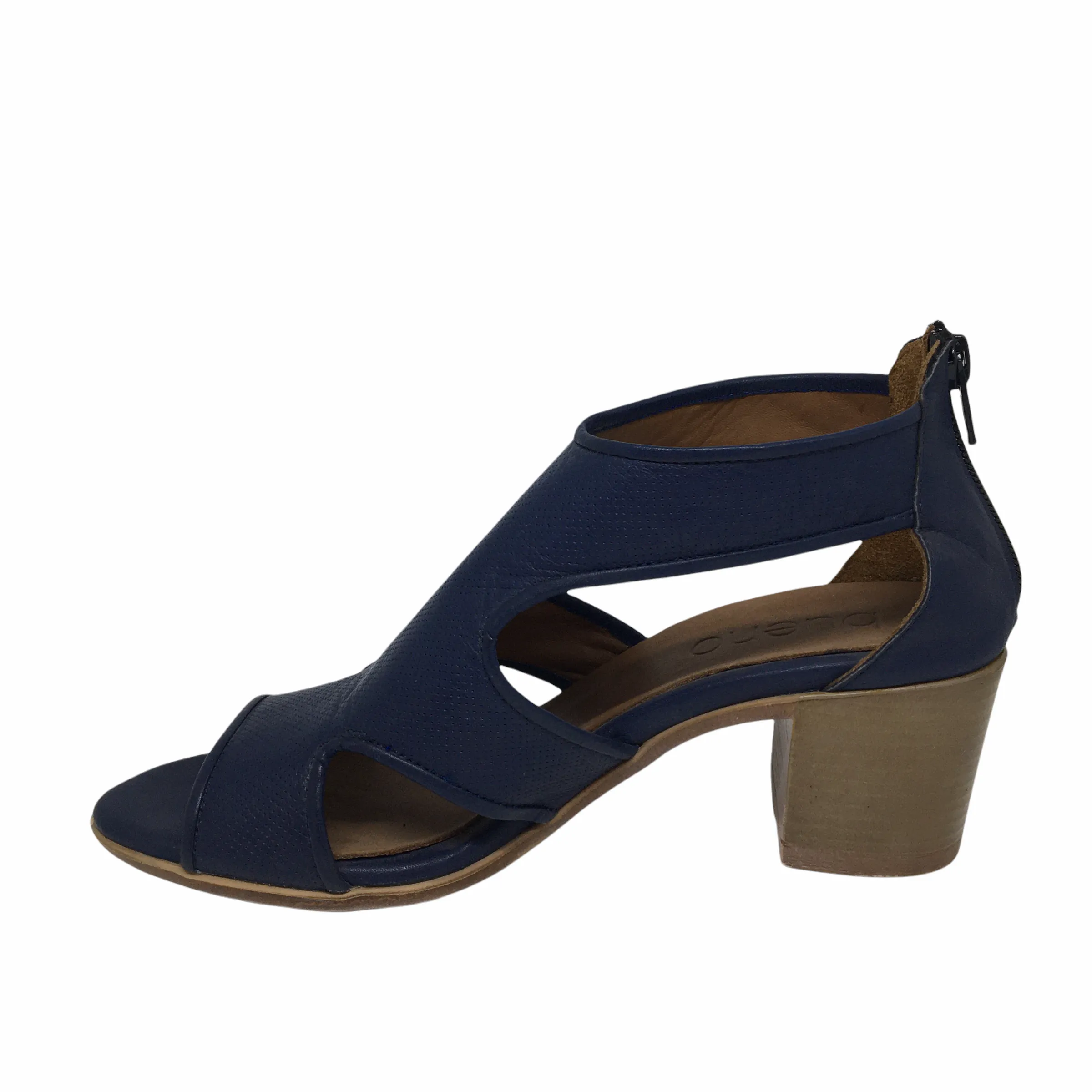 Bueno Cedric  Leather Heel ~ Navy ~ Black ~ Beige ~ Tan