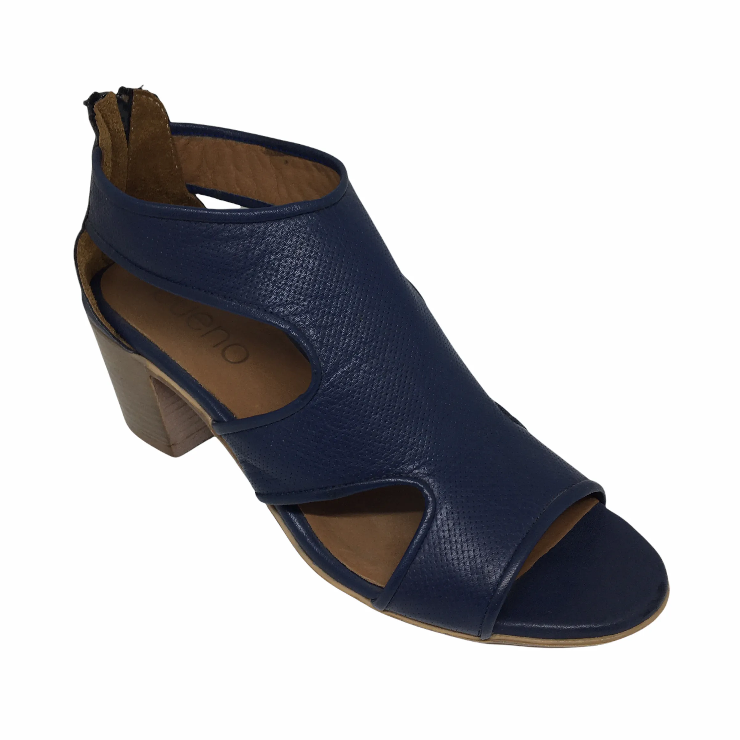 Bueno Cedric  Leather Heel ~ Navy ~ Black ~ Beige ~ Tan