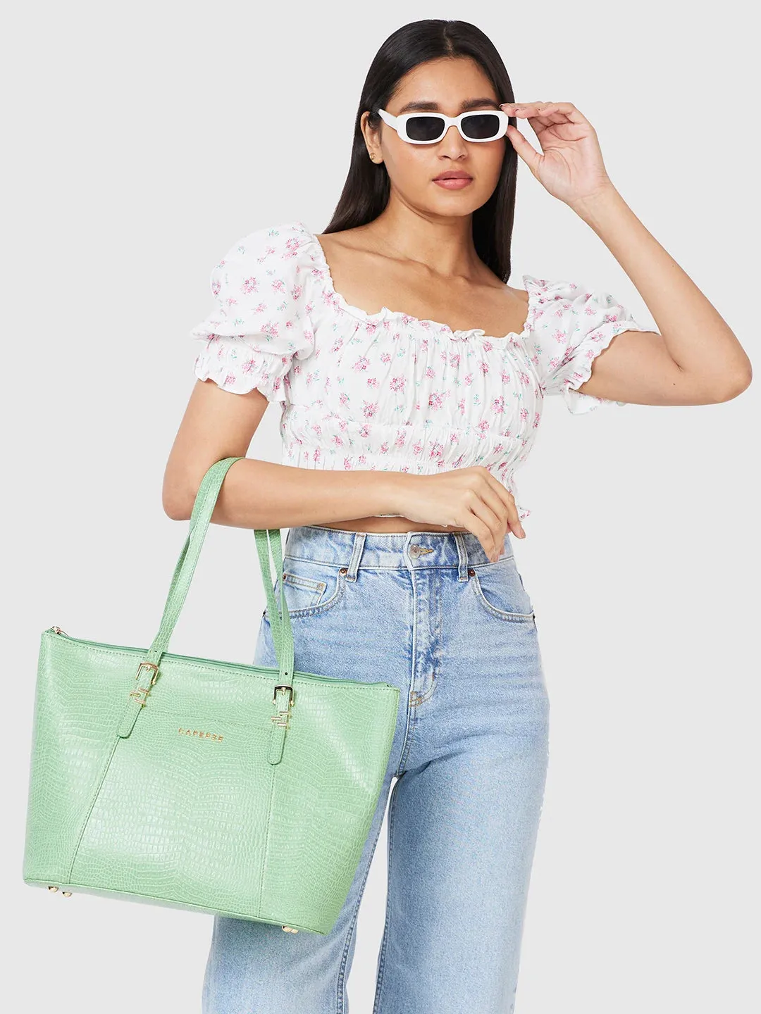 Caprese Gianna Tote Large (E) Green