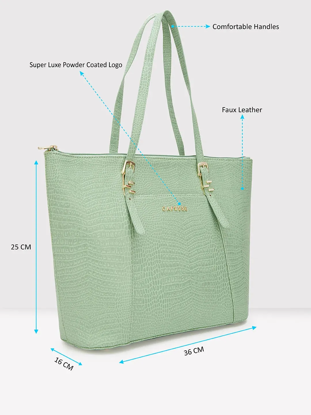 Caprese Gianna Tote Large (E) Green