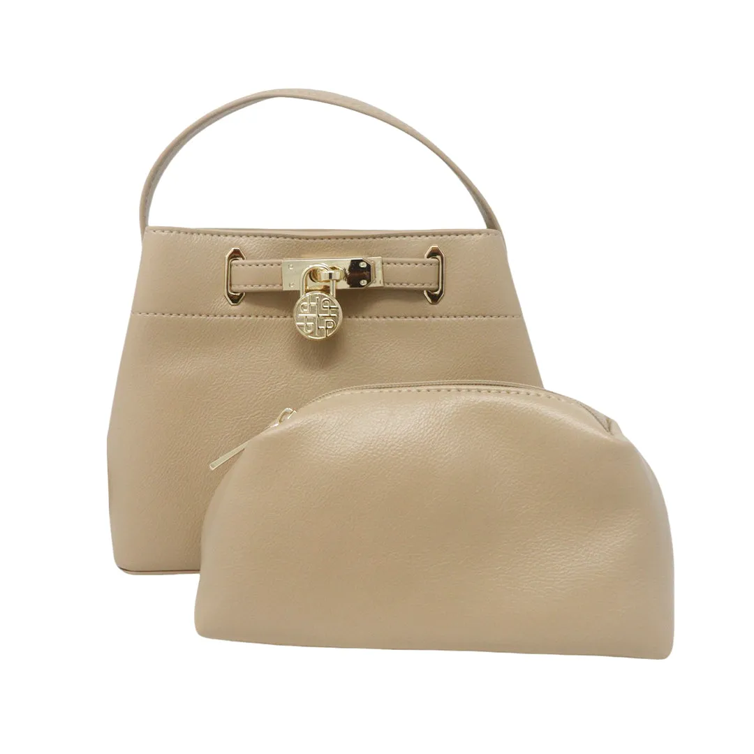 Cartera Gary beige para mujer