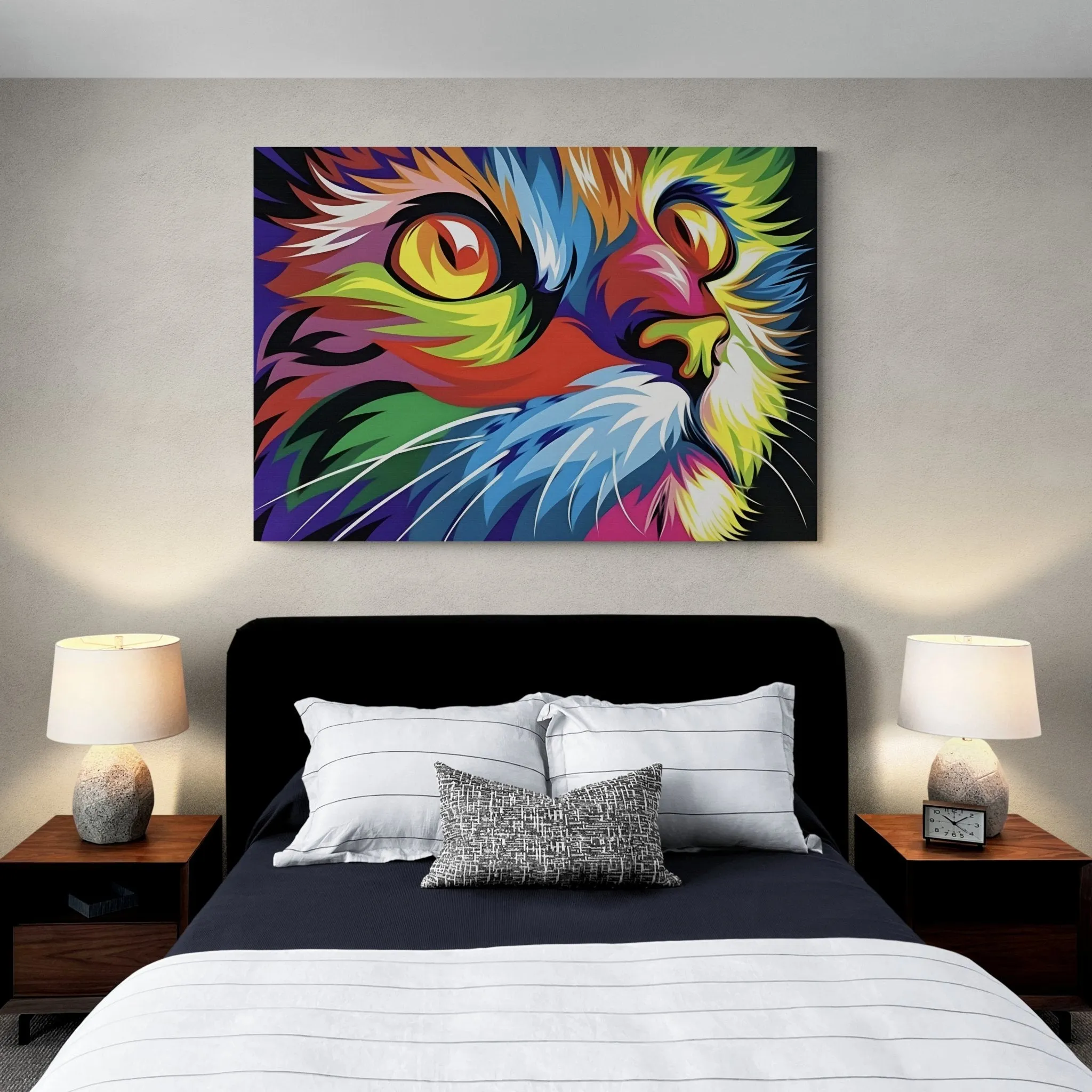 Cat Pop Art Canvas