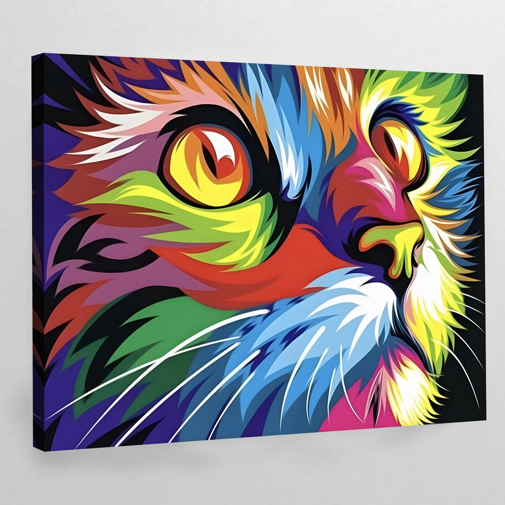 Cat Pop Art Canvas