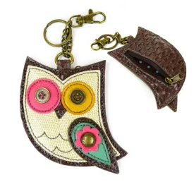 Chala Handbags Key Fob/Coin Purse - Owl II