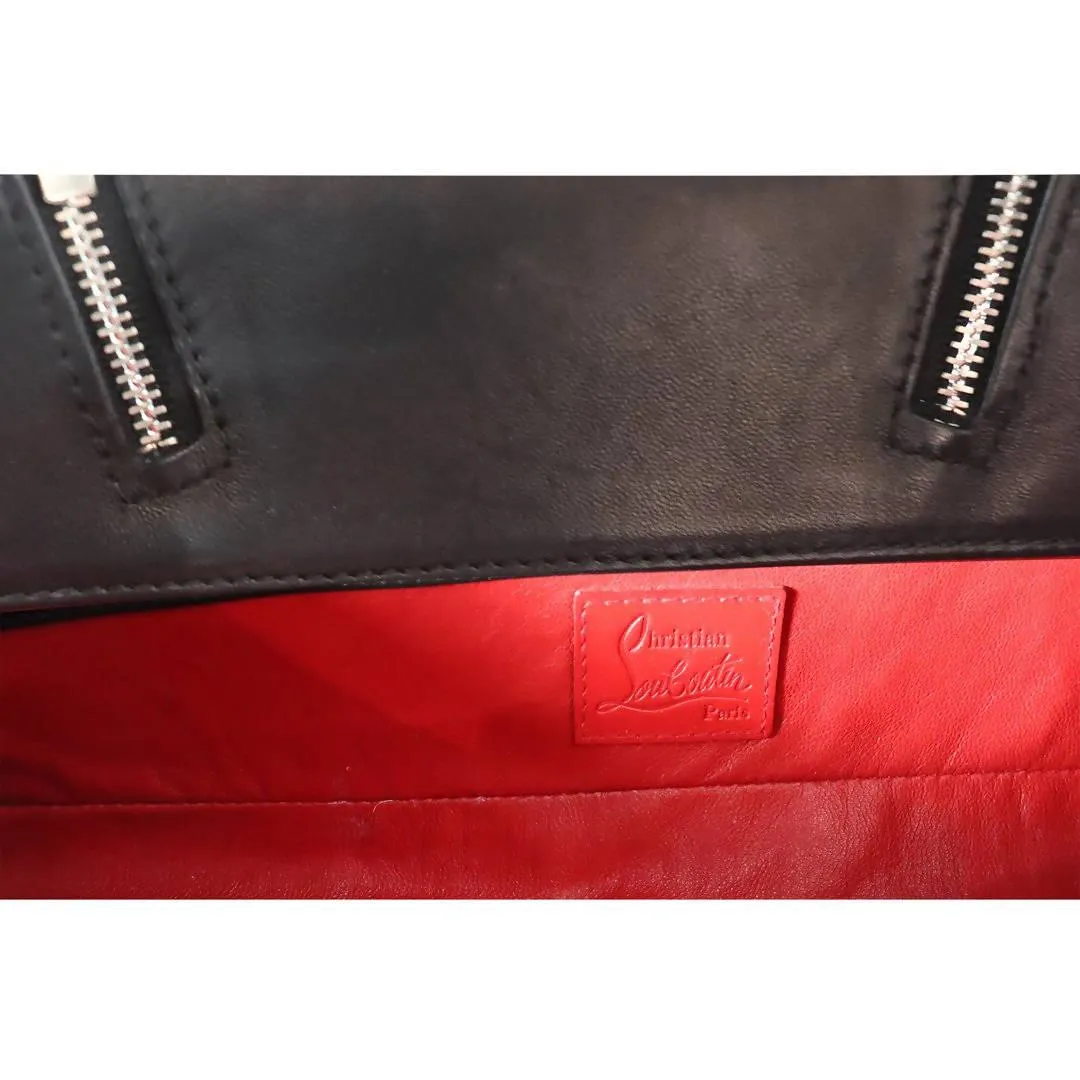 CHRISTIAN LOUBOUTIN Leather Black Shoulder Bag