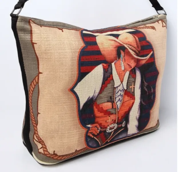 Cowgirl Kim Digital Print Cowgirl Handbag #113