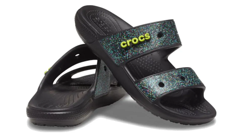 Crocs Classic Starry Skies Glitter Sandal