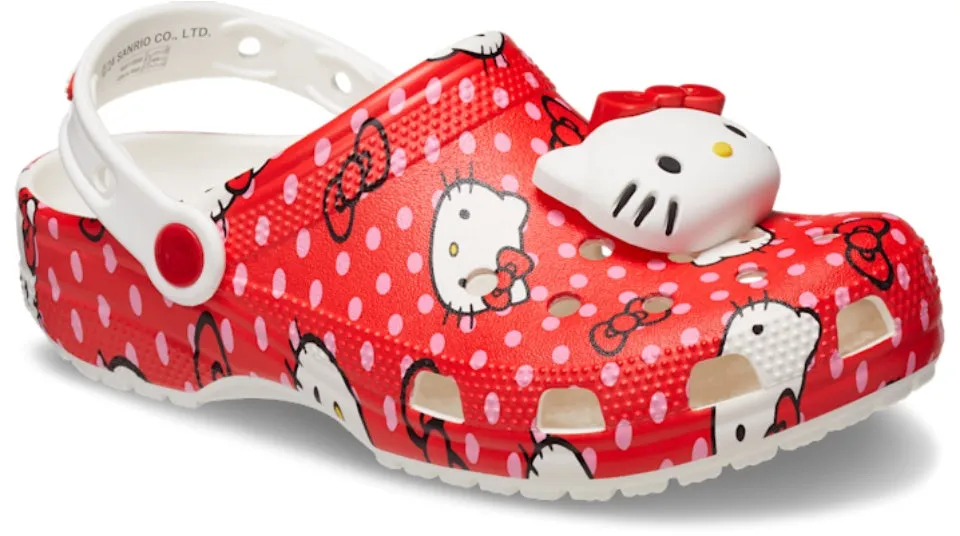 Crocs Hello Kitty Red Classic Clog Multi