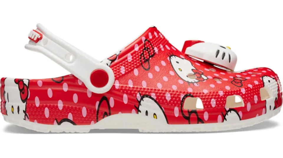 Crocs Hello Kitty Red Classic Clog Multi