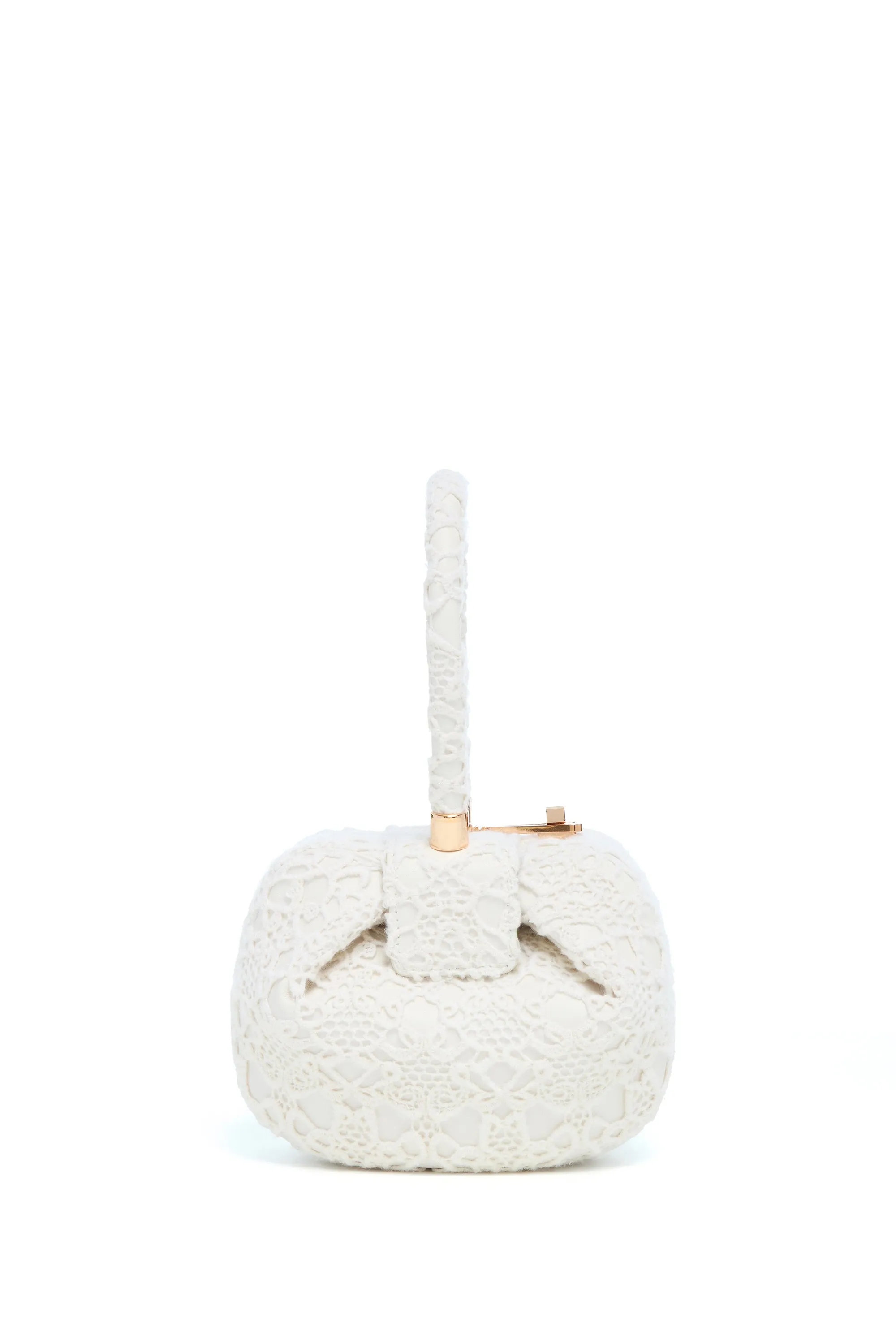 Demi Bag in Ivory Cashmere Lace