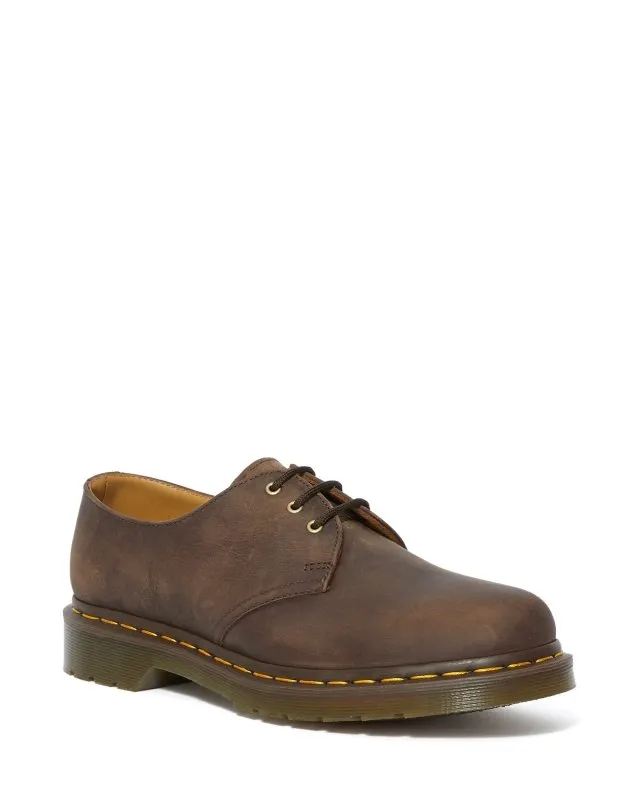 1461 Dark Brown Crazy Horse Leather Dr. Martens - Mens Oxford Shoes