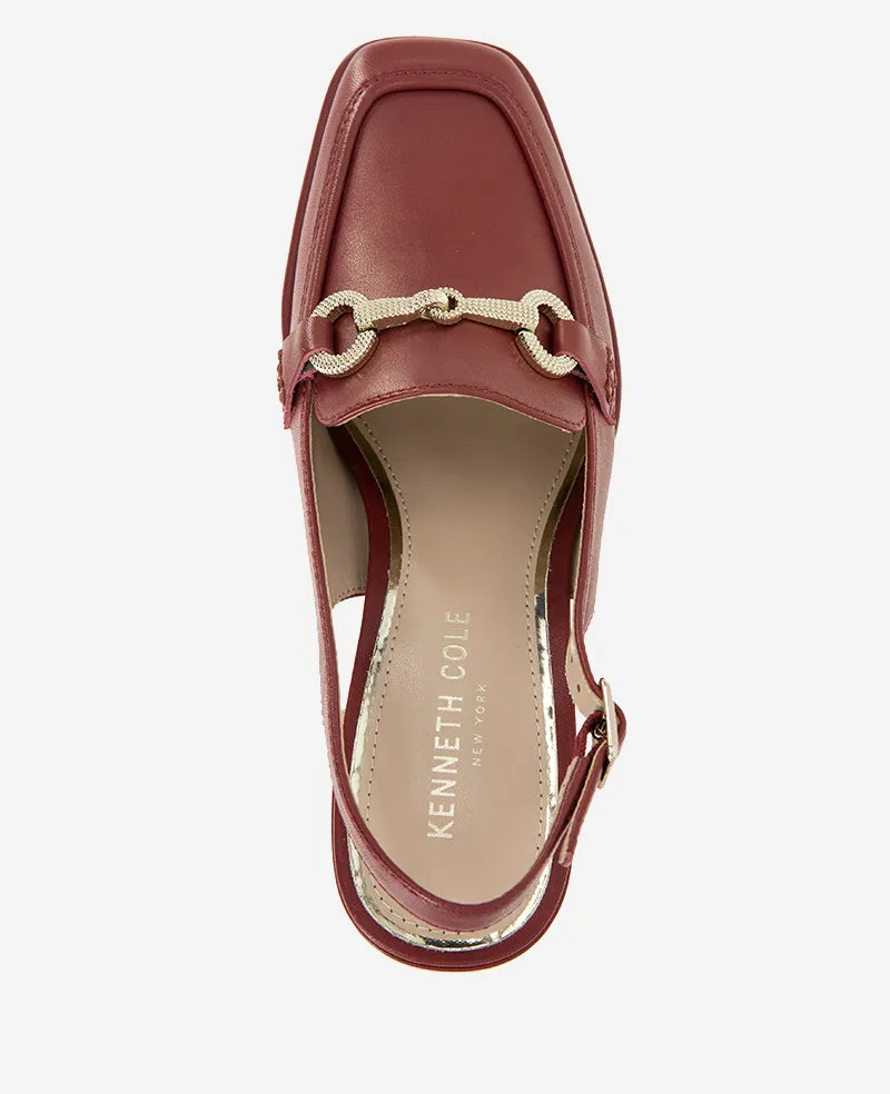 Elina Leather Slingback Loafer