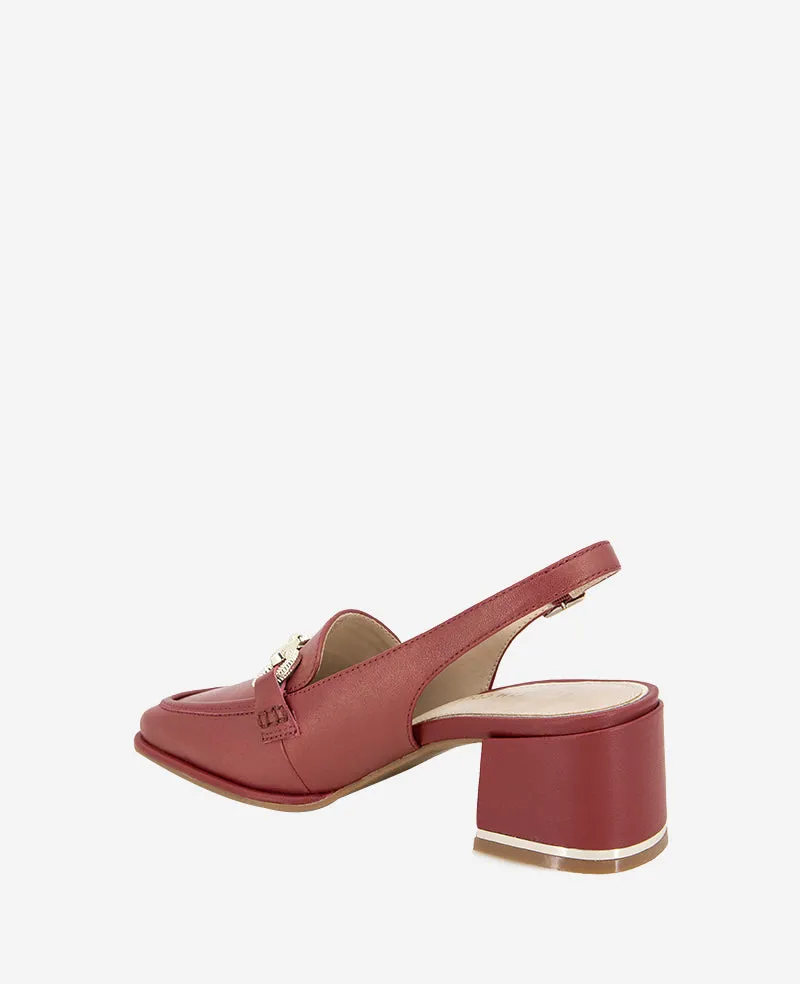 Elina Leather Slingback Loafer