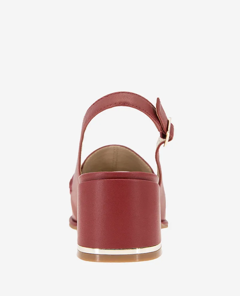 Elina Leather Slingback Loafer