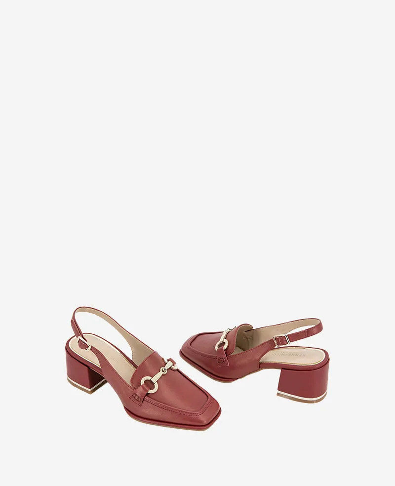 Elina Leather Slingback Loafer