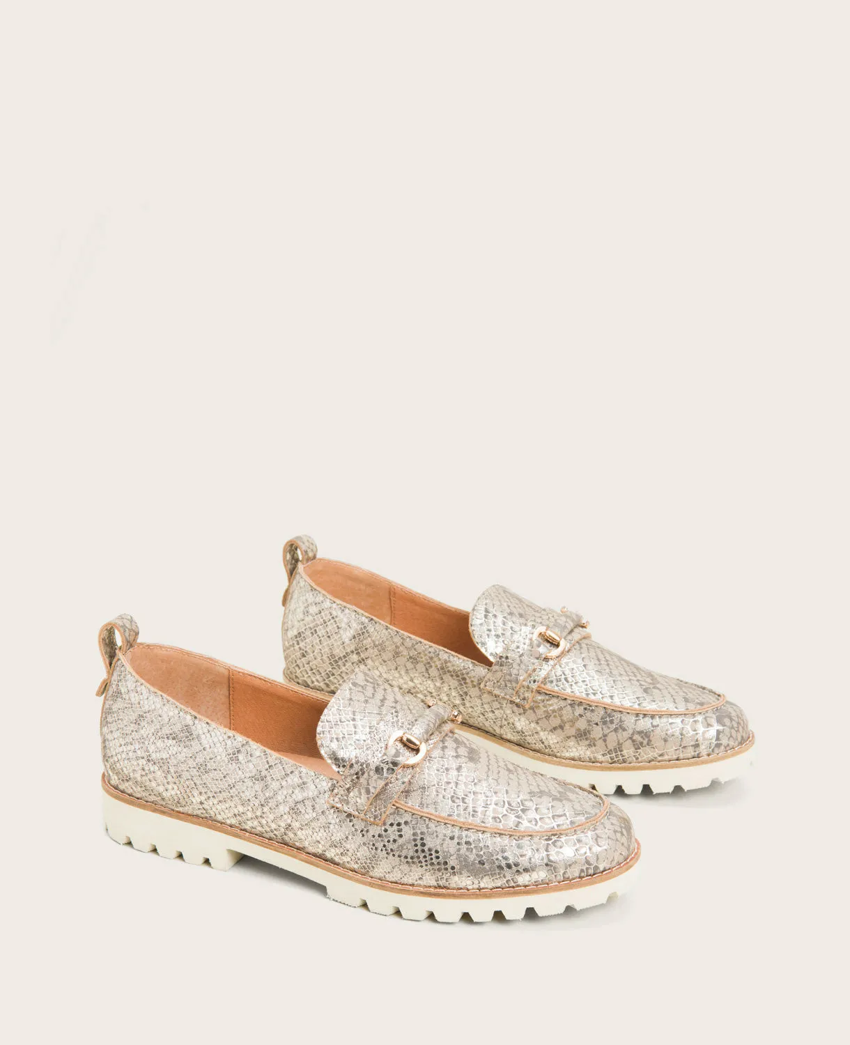 GENTLE SOULS - Eugene Leather Lug Bit Loafer