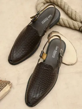 Joraah Brown Shoe-Style Sandals