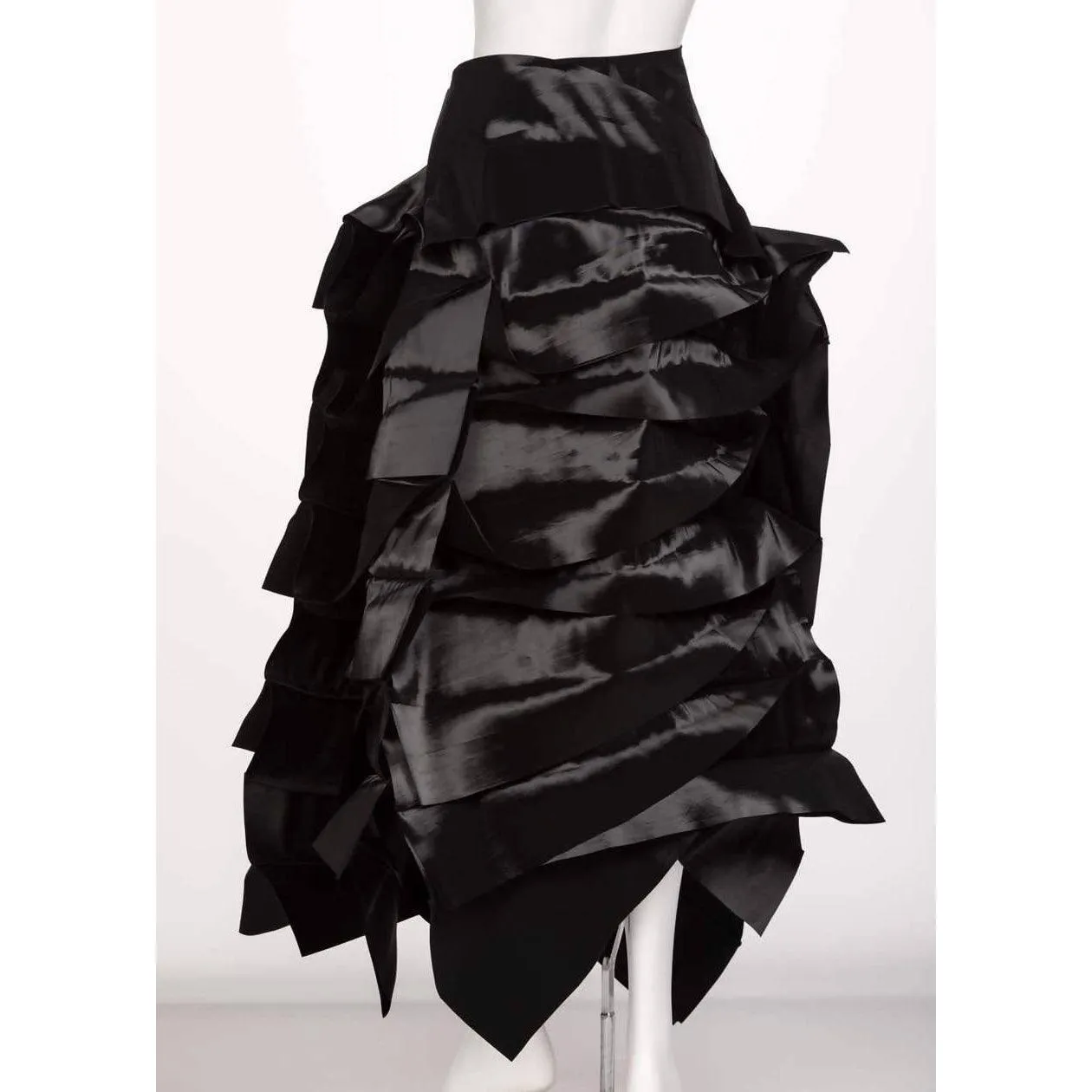 JUNYA WATANABE Black Avant Garde Sculptural Skirt | Size M