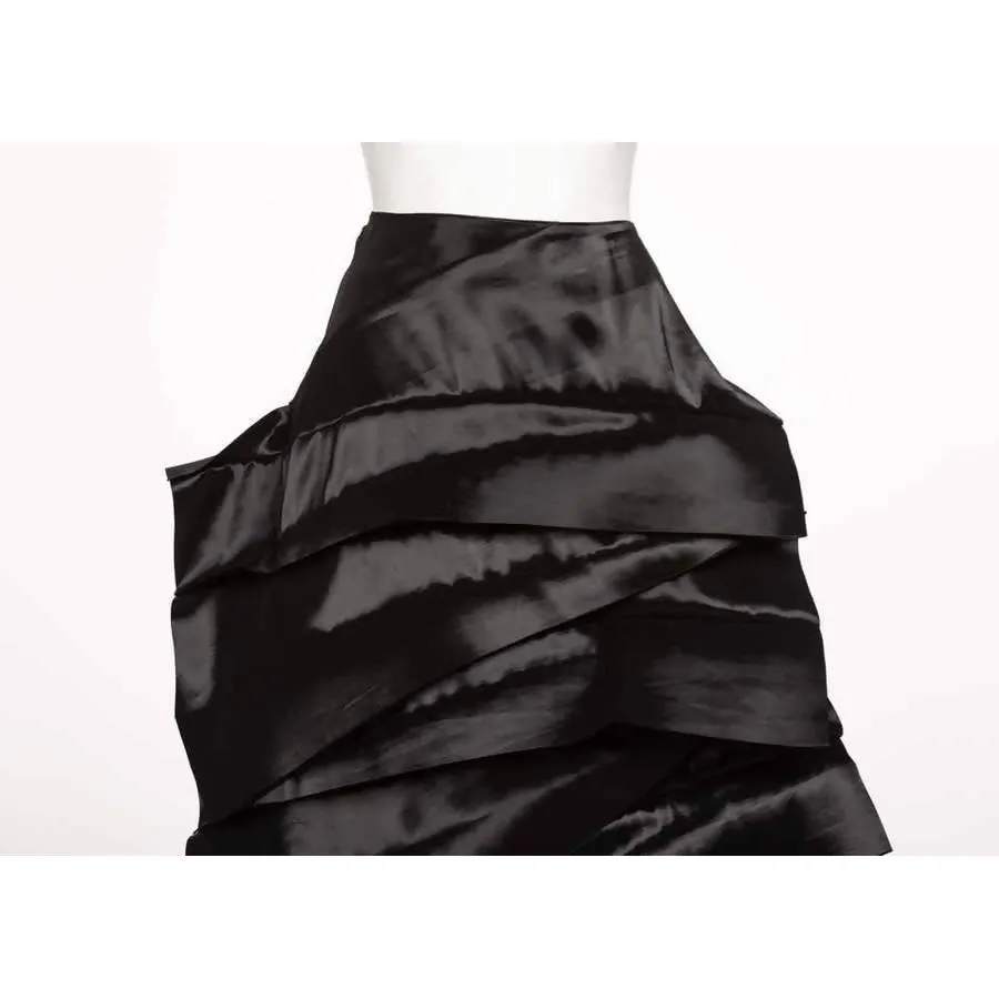 JUNYA WATANABE Black Avant Garde Sculptural Skirt | Size M