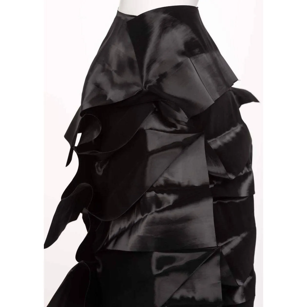 JUNYA WATANABE Black Avant Garde Sculptural Skirt | Size M