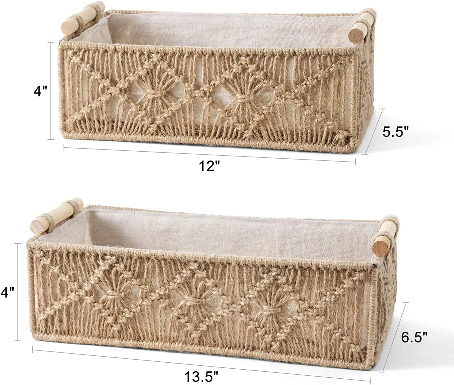 KENNEDY MACRAME BASKET