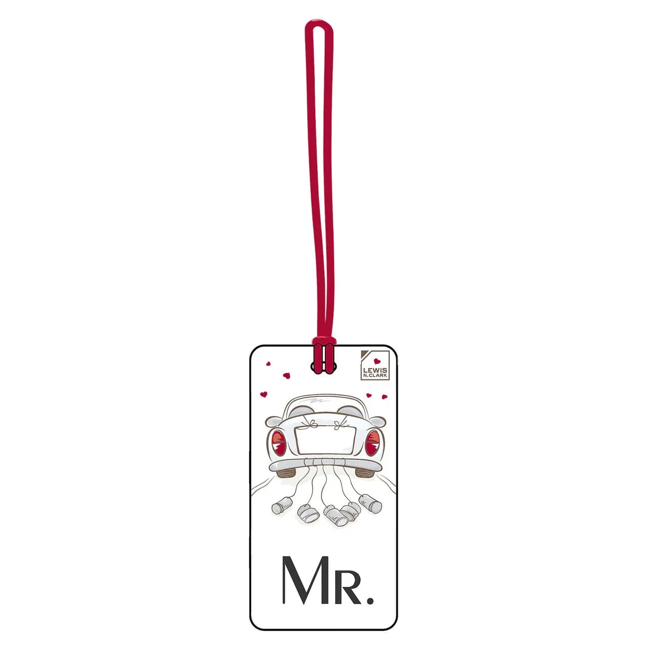 Lewis N Clark Mr. and Mrs. Marriage Luggage Tags