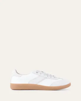 LOLA SNEAKERS WHITE GREY LEATHER