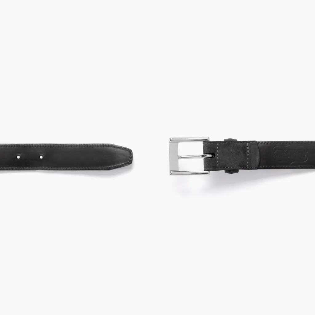 Men's Classic Leather Belt | Shadow Grey