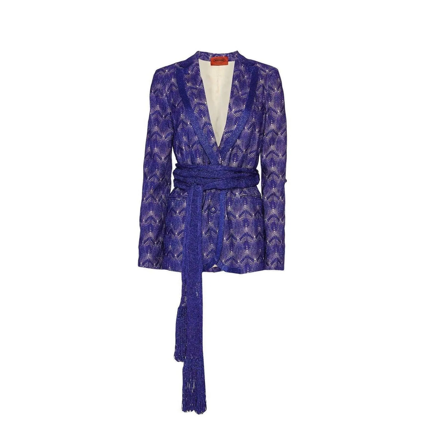 Missoni Purple Suit Jacket | US 6