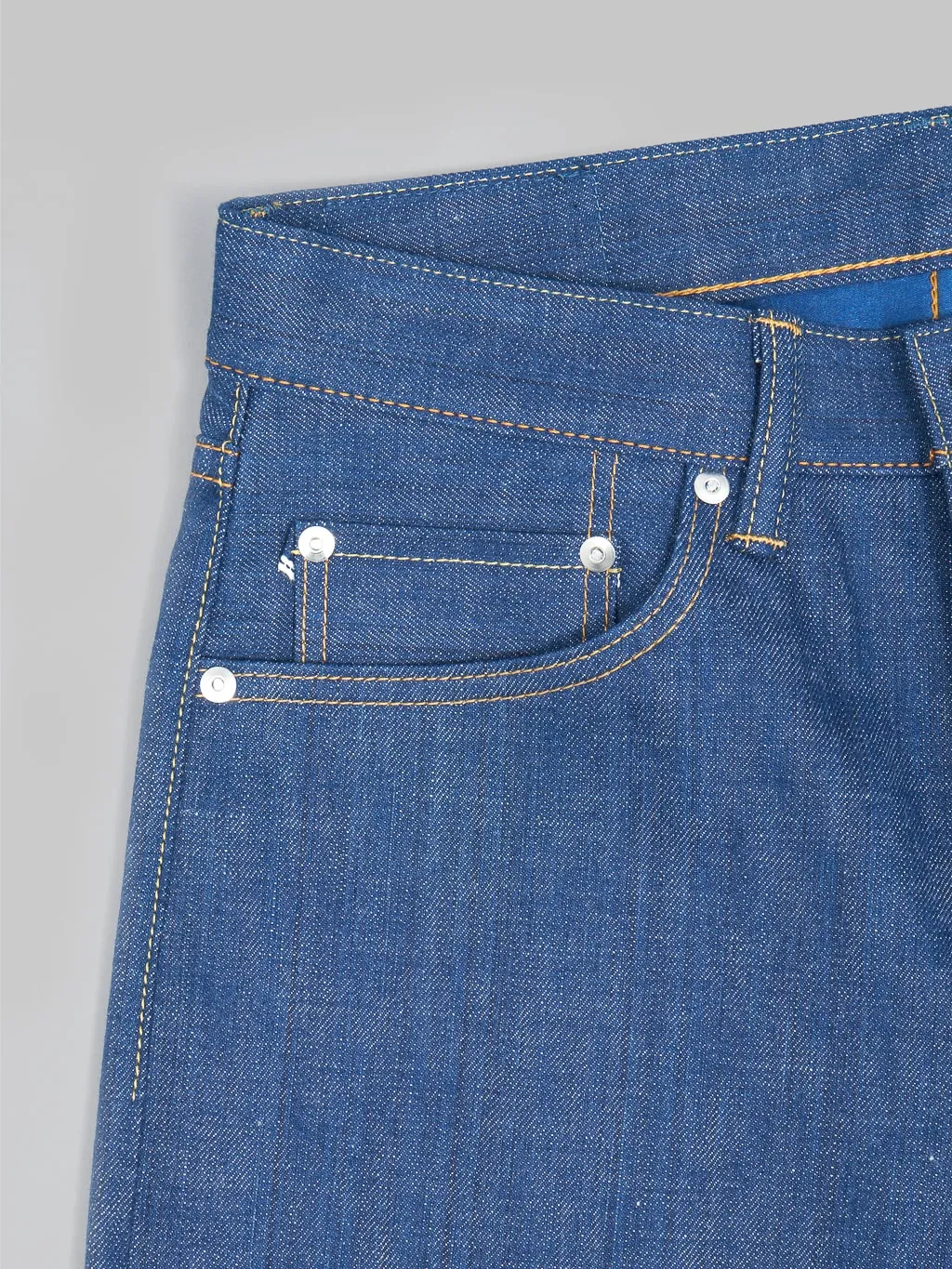 Momotaro 0605-AI 13.5oz "Natural Indigo Aizome" Hand Dyed Natural Tapered Jeans