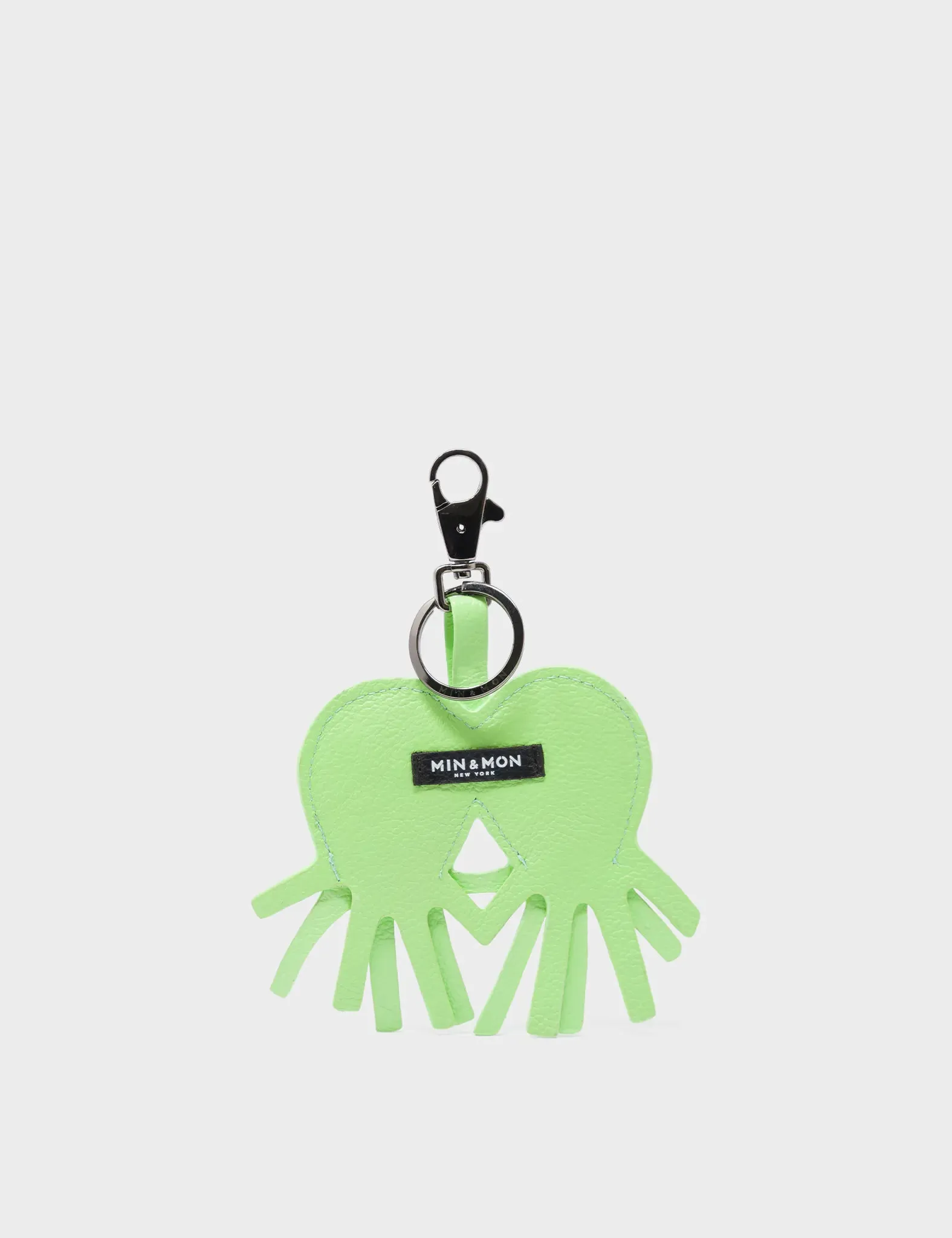 Octotwins Charm - Paradise Green Leather Keychain