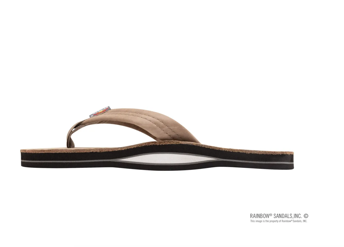 Premier Leather Single Layer Sandal Grey